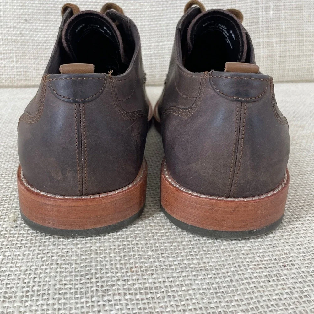 Cole Haan‎ Grand Series Mens 9.5M Dark Brown Leather Oxford Dress Shoes C31417